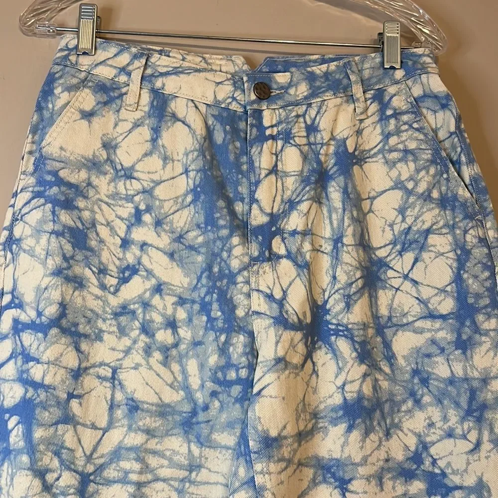 NWOT Rachel Comey Crop Tie Dyed Jeans - Size 6 - Picture 3 of 13